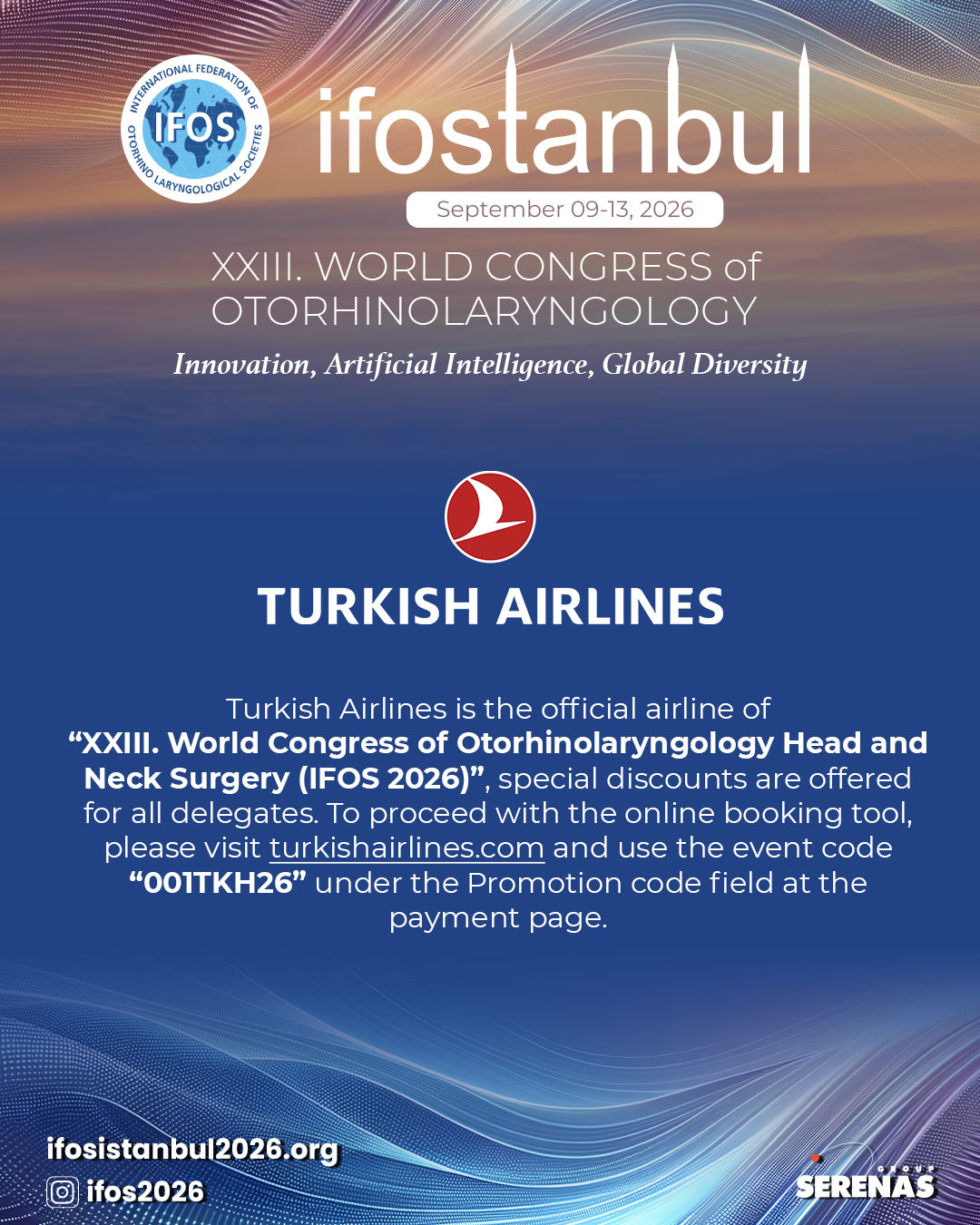 IFOS 2026 Turkish Airlines banner